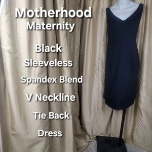 Motherhood Maternity Black Sleeveless Dress